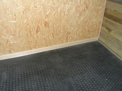rubber paw print flooring, cladding , skirts etc