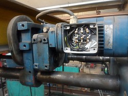 demag crane drive motor, wiring alterations for full speed and brake release
