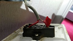 found on an electrical inspection earth/cpc used as live, builders doing electrical work