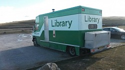 camper up at malham tarn before spraying over lettering this is a merc 814 ex library from Wiltshire, not pretty but very reliable