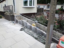 Old Disabled ramp being removed on customers request