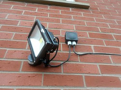 angled security light led upgrade