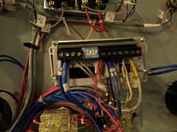 Grinding machine repairs to control wiring 